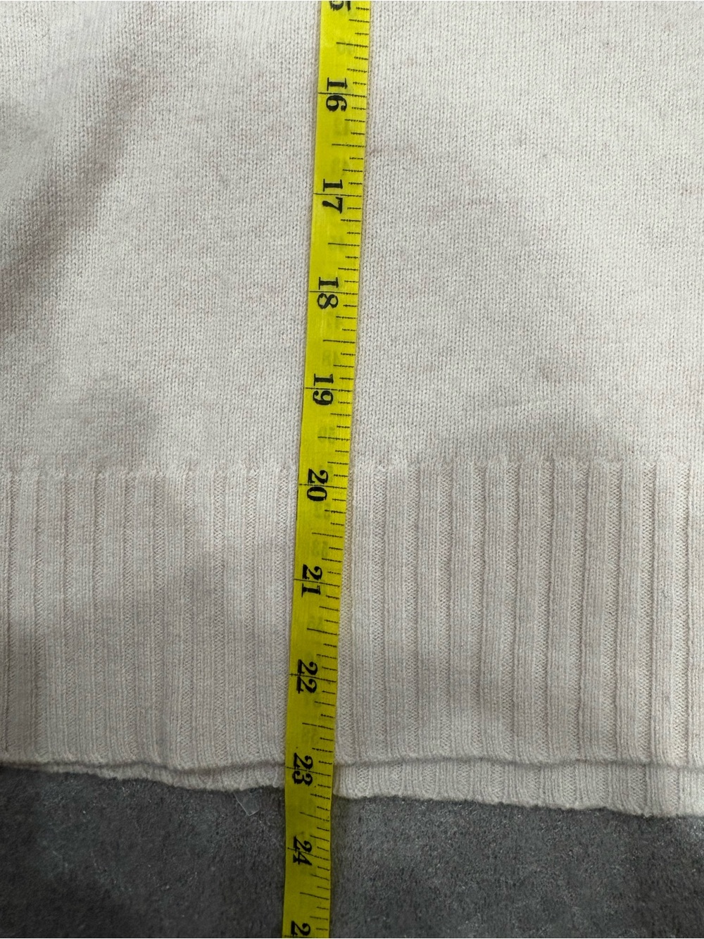 Luisa Cerano V-Neck Cream Wool Cashmere Slouchy Sweater - Picture 8 of 9